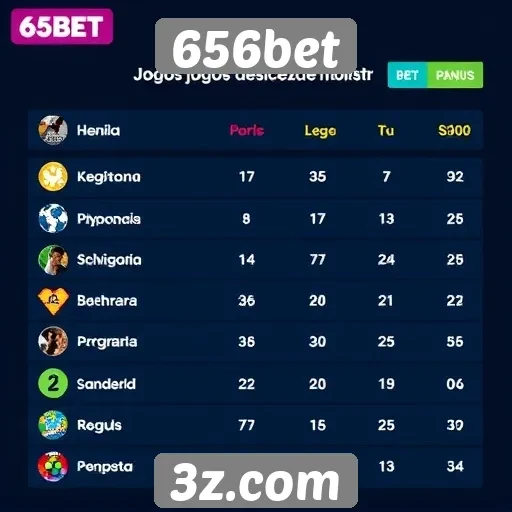 Desempenho de jogos populares no 656bet